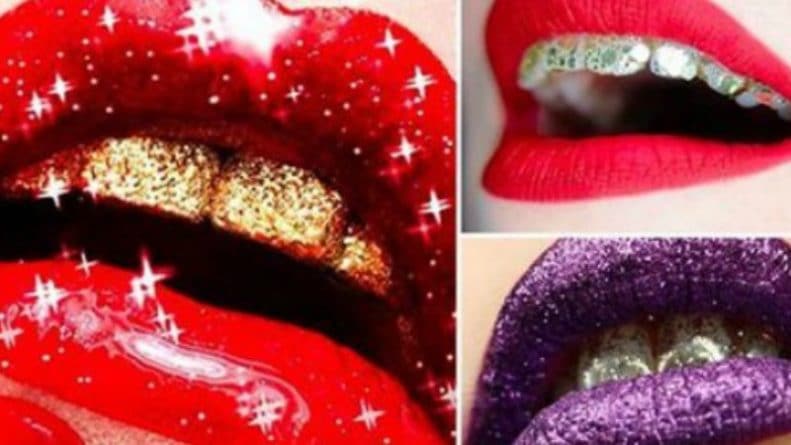Популярное: "Девушки, вы чего?": Instagram заполонил новый тренд - блестки на зубах