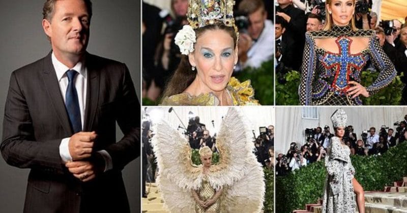 Журналист Пирс Морган назвал Met Gala 2018 оскорблением чувств верующих, и вот почему 11052018 Общество: Журналист Пирс Морган назвал Met Gala 2018 оскорблением чувств верующих, и вот почему
