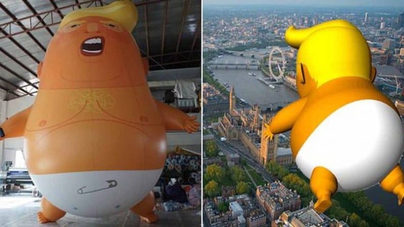 Популярное: В Лондоне хотят запустить в небо огромного надувного Трампа во время визита президента США в столицу