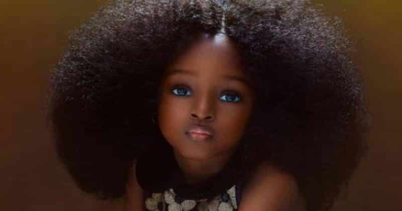 Общество: Пятилетнюю модель из Нигерии посчитали самой красивой девочкой в мире