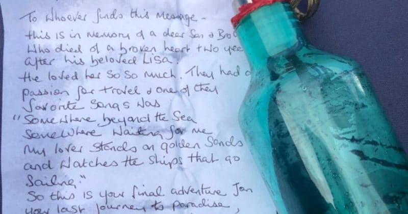 Популярное: В Темзе всплыла бутылка с невероятно трогательным письмом, и его автор подан в розыск
