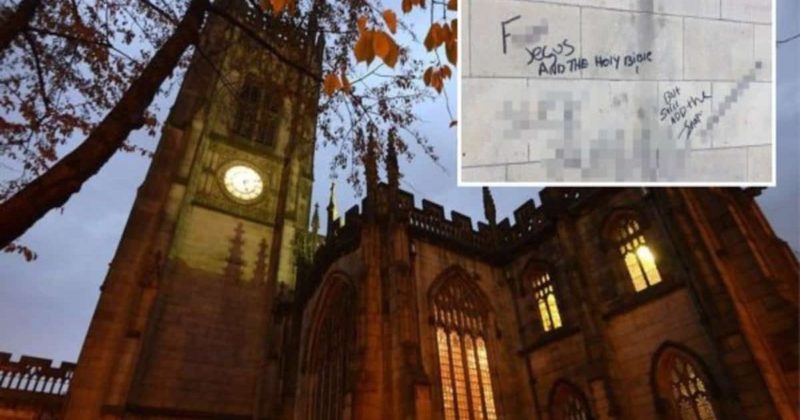 Общество: Манчестерский собор – краса и гордость города – подвергся ужасной атаке вандалов