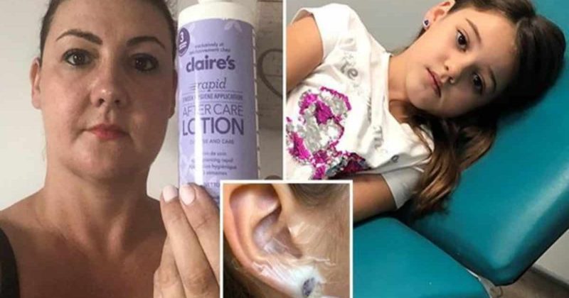 Общество: Девочку 7 лет госпитализировали после пирсинга ушей в Claire's Accessories