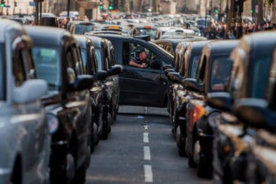 приложение Uber два ряда такси