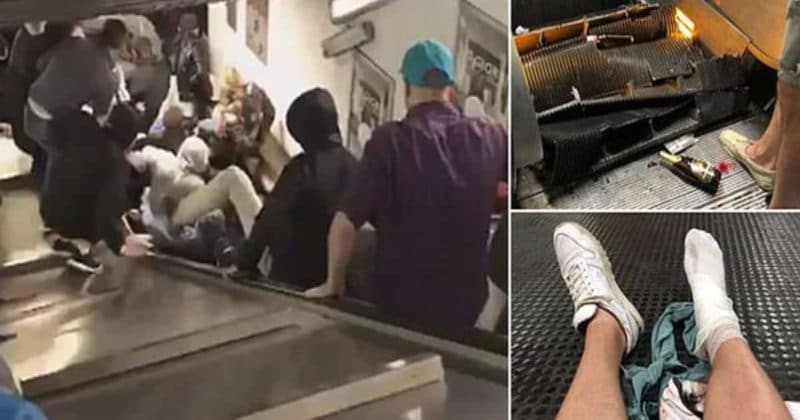 Общество: Фанаты из России обрушили эскалатор метро в Риме: есть пострадавшие (видео)