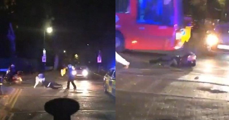 Происшествия: В Лондоне двое мужчин напали на полицейских посреди оживленной улицы (видео)