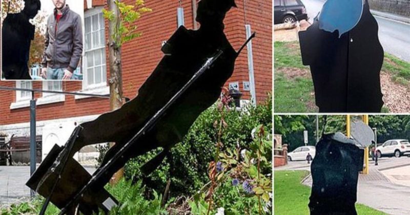 Общество: Атаке вандалов подверглись десятки статуй, созданных в память о павших героях войны