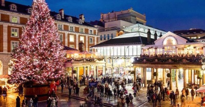 Общество: Covent Garden зажег праздничные огни к Рождеству