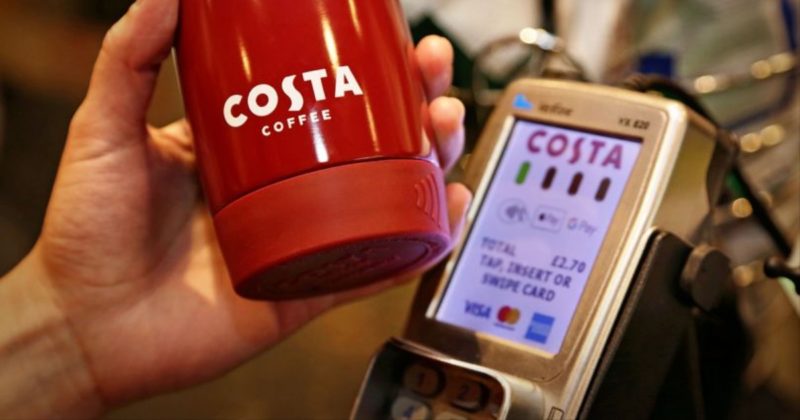 Технологии: Costa Coffee запускает новую “умную чашку”, которой можно расплачиваться за кофе