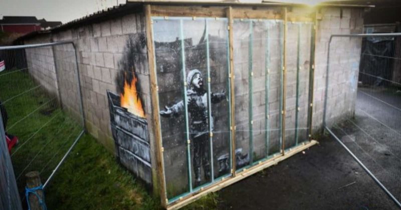 Общество: Владелец гаража с последним шедевром Banksy вынужден тратить огромные средства на защиту многомиллионной картины