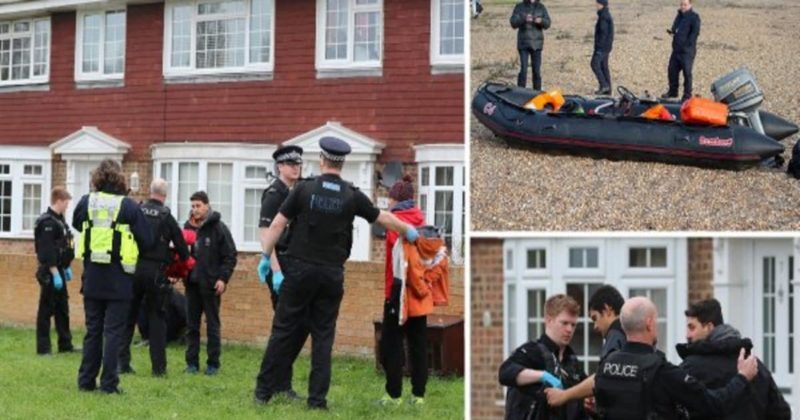 Общество: Британка рассказала, как в ее саду схватили мигрантов, пересекших Ла-Манш на надувной лодке