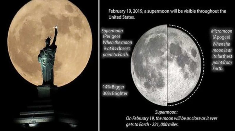 Досуг: Суперлуние 2019 года: во вторник ночное небо озарит самая большая и яркая полная Луна этого года