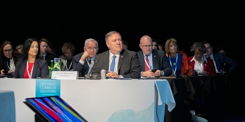Общество: Госсекретарь США Помпео в Лондоне обсуждал "иранскую проблему"