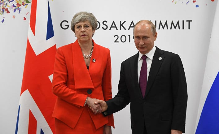 Общество: Daily Mail (Великобритания): Мэй холодно встречает Путина