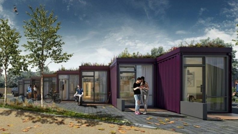 Общество: В Британии создадут жилой район из контейнеров с "зелеными" крышами