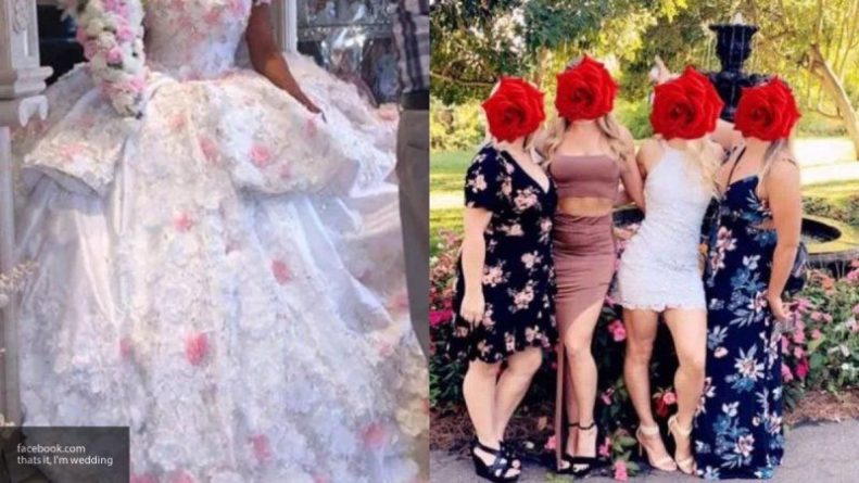 Общество: Британцы высмеяли наряды подружек невесты в Интернете