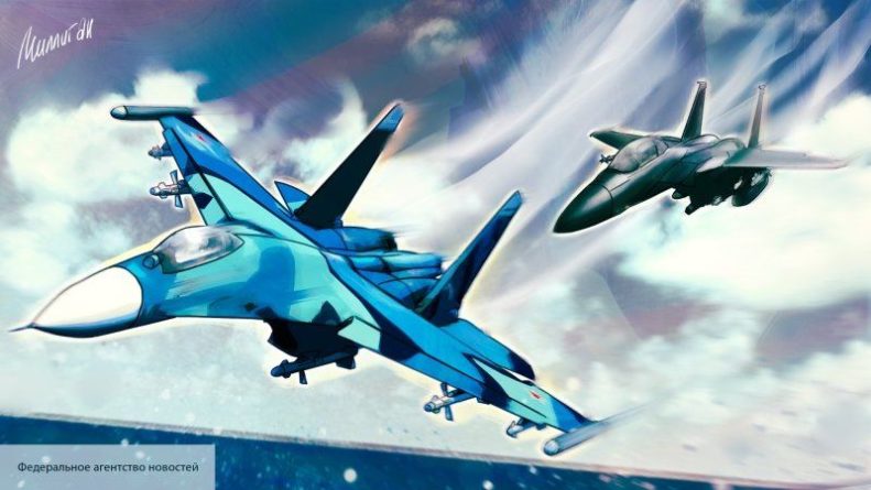 Общество: Британские СМИ впечатлены, как Су-27 отогнал истребитель НАТО от самолета Шойгу