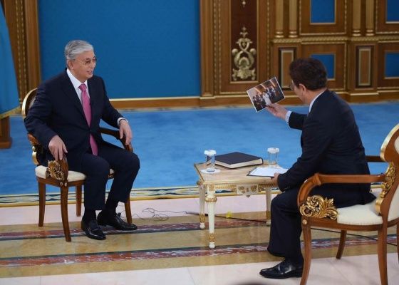 Общество: Президент Казахстана дал интервью на китайском языке