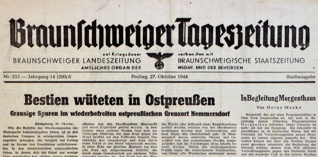 Общество: Welt разоблачил нацистский фейк о зверствах красноармейцев под Кёнигсбергом