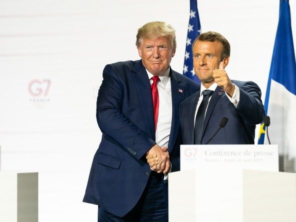 Общество: Макрон и Трамп договорились о встрече до саммита НАТО