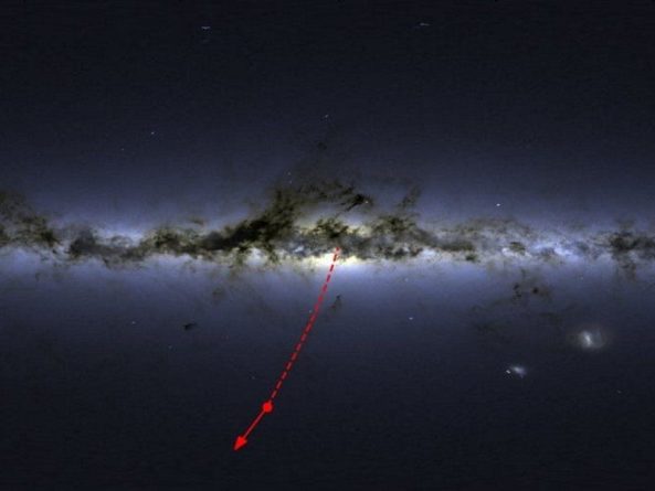 Общество: Звезда S5-HVs1 покидает Млечный Путь со скоростью более 1700 километров в секунду