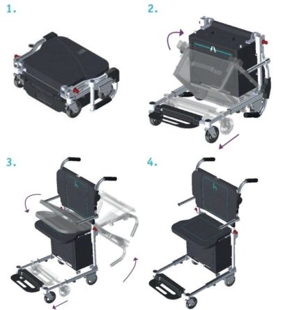 Общество: Инженер представил уникальный сборный чемодан-коляску