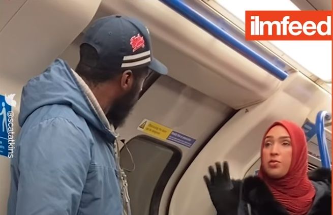 Общество: Мусульманка заступилась за еврея в лондонском метро. ВИДЕО - Cursorinfo: главные новости Израиля