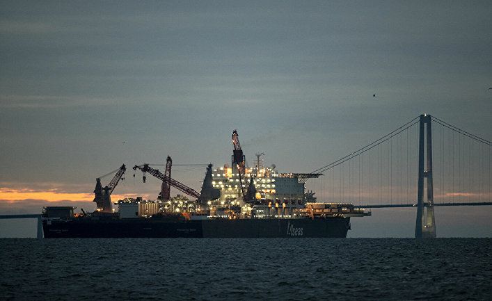 Общество: Jyllands-Posten (Дания): в датских водах строят газопровод Путина, а США в это время вводят санкции