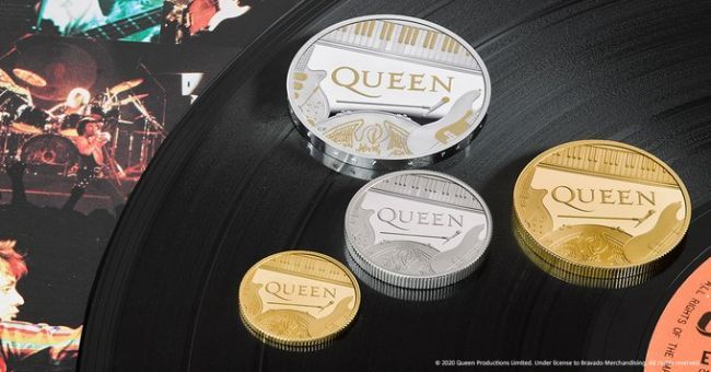 Общество: В Британии выпустили памятную монету в честь группы Queen