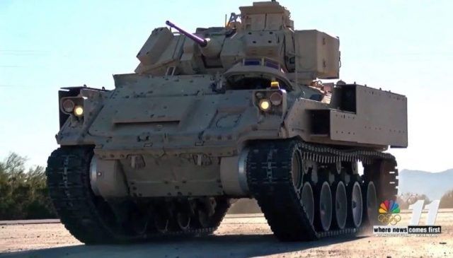 Общество: Армия США начала испытания новейшей боевой машины Bradley с новой системой подвески