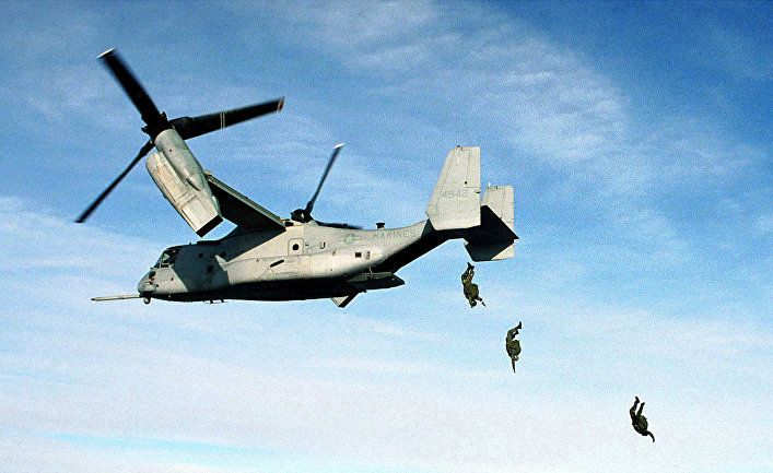 Общество: Shūkan Gendai (Япония): так что же все-таки случилось с американскими конвертопланами Osprey MV-22 во время совместных японско-американских учений?