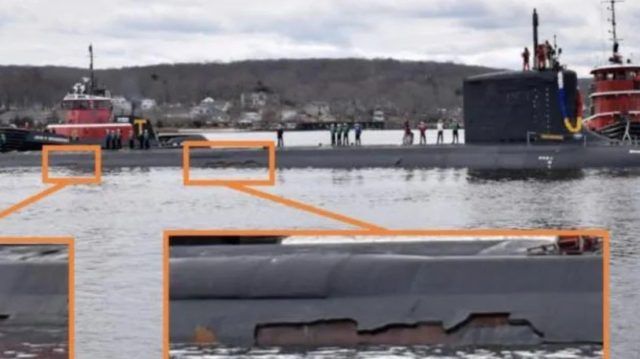 Общество: Одна из новейших субмарин ВМС США уже получила существенные повреждения