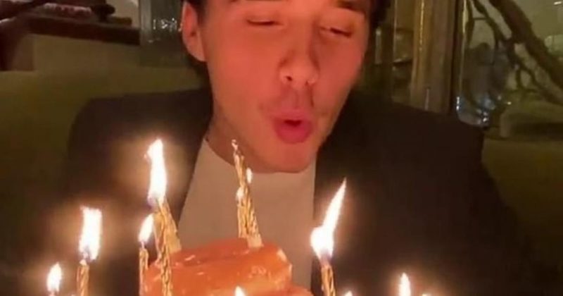 Общество: Сын Бэкхемов получил на день рождения 21 пончик вместо торта