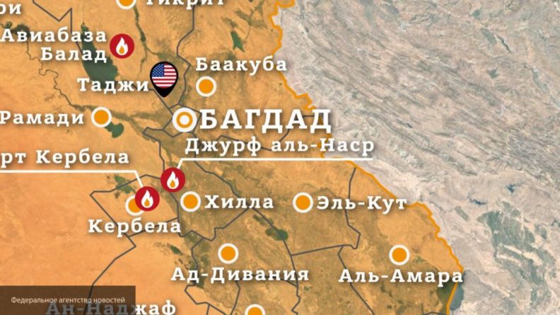 Общество: Антитеррористическая база "Эт-Таджи" в Ираке обстреляна из ракет второй раз за неделю