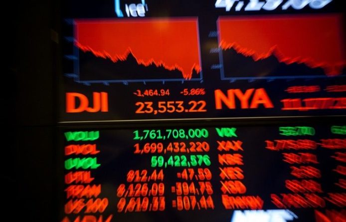 Общество: Dow Jones упал на 13%