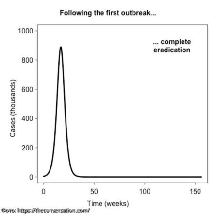 Общество: Британские ученые составили четыре графика вероятного развития пандемии коронавируса в мире