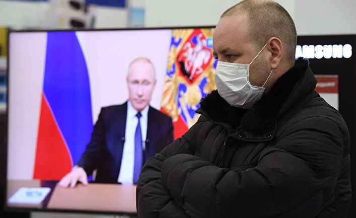 Общество: The Telegraph (Великобритания): Кремль боится, что Путин заболеет Covid-19, и весь режим рухнет