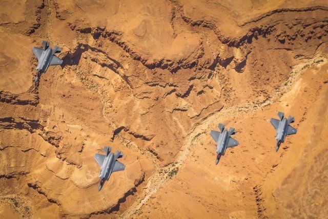 Общество: ВВС США и Израиля провели совместные военные учения с участием самолетов F-35 (ФОТО)