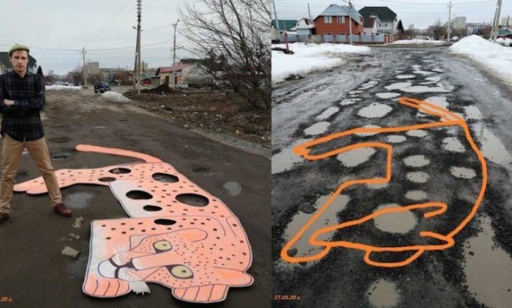 Общество: Любовь к дорогам и ямам довела новосибирца до художества