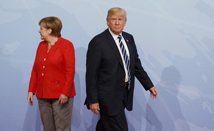 Общество: Politico (США): Меркель ответила отказом на приглашение Трампа приехать на саммит Большой семерки