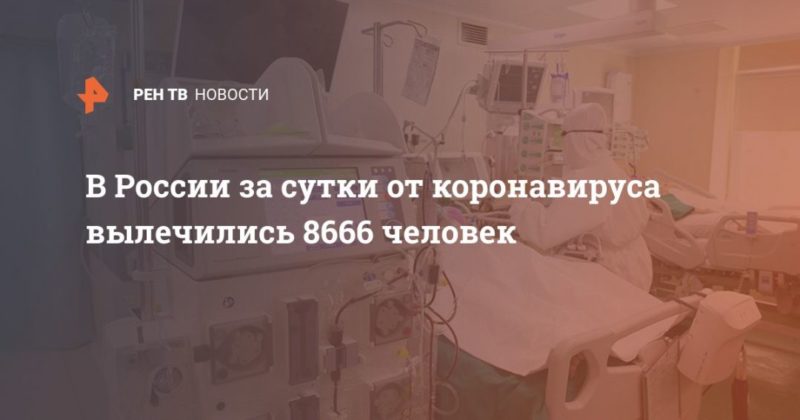 Общество: В России за сутки от коронавируса вылечились 8666 человек