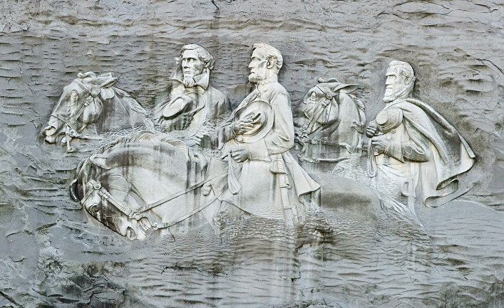 Общество: CNN (США): надо убрать барельеф на Стоун-Маунтин и прочие памятники Конфедерации
