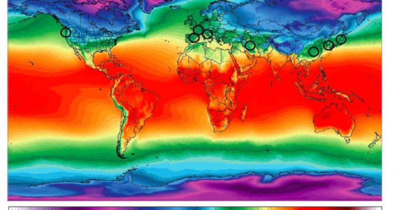 Общество: Ученые создали карту, показывающую связь COVID-19 и погоды