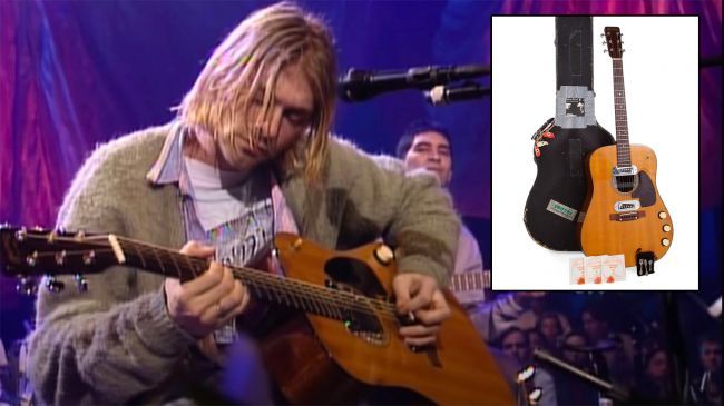 Общество: Последнюю гитару Курта Кобейна продали на аукционе за $ 6 млн