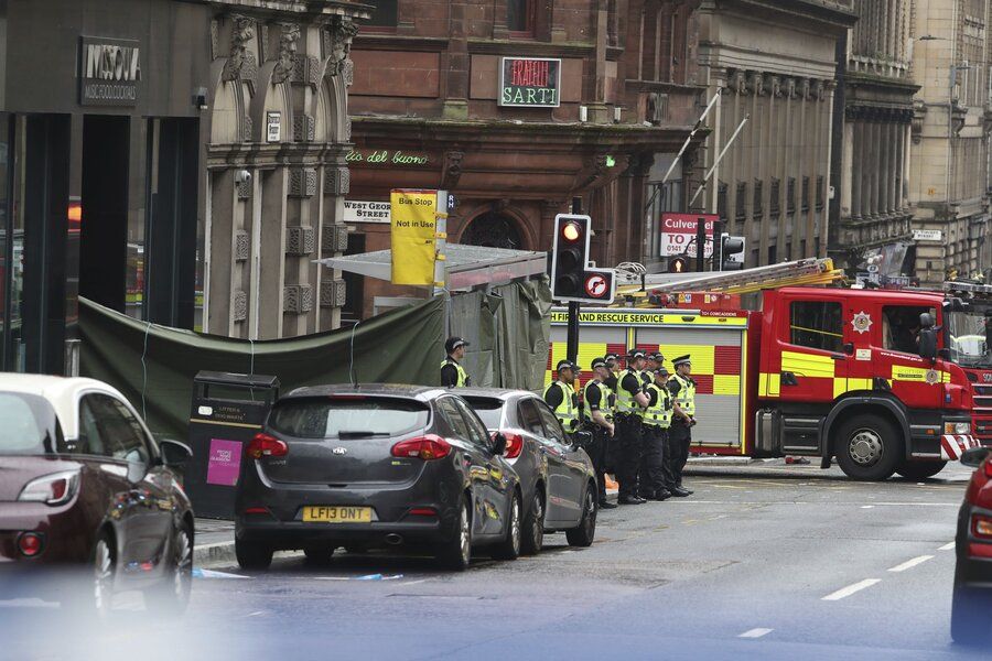 Шесть человек пострадали при нападении в центре Глазго