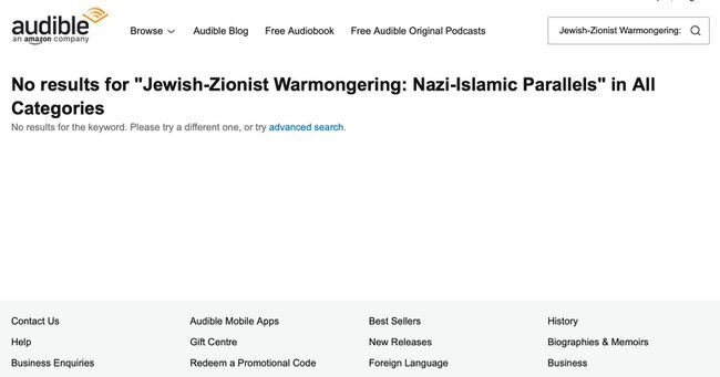 Общество: Популярный интернет-магазин аудиокниг в Британии удалил антисемитские труды