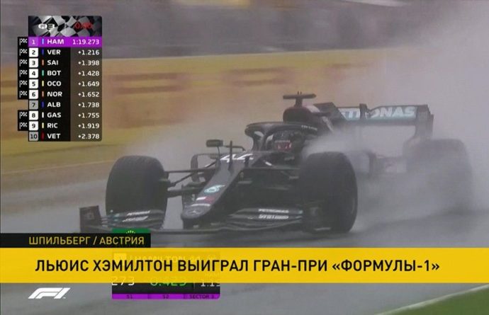 Общество: Британец Льюис Хэмилтон выиграл второй этап сезона гонок «Формула-1»