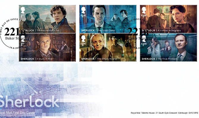 Общество: В Великобритании выпустили марки, посвященные Шерлоку Холмсу