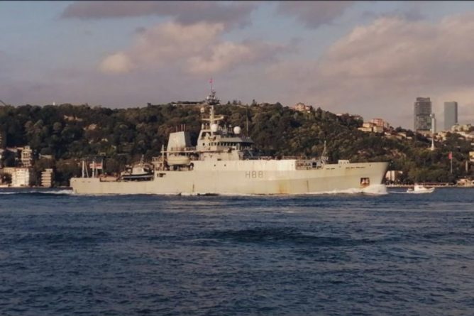 Общество: В Черное море вошел гидрографический корабль королевских ВМС Британии