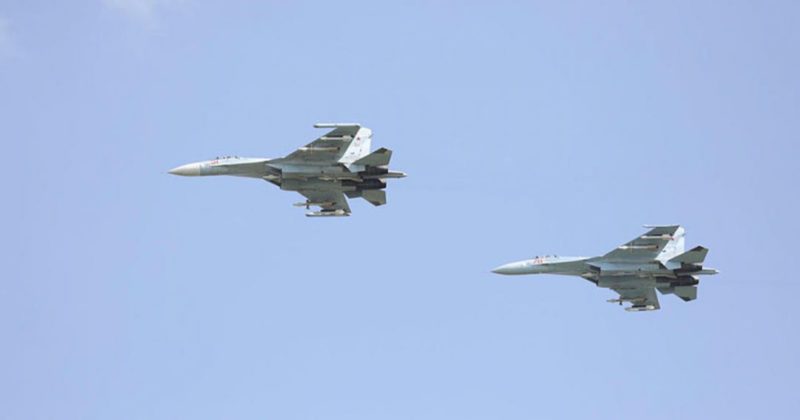 Общество: Российский Су-27 вылетал на перехват самолета-разведчика ВВС Британии